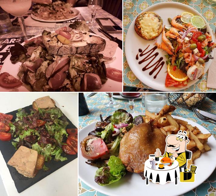 Plats du restaurant La Gabare de Vayrac